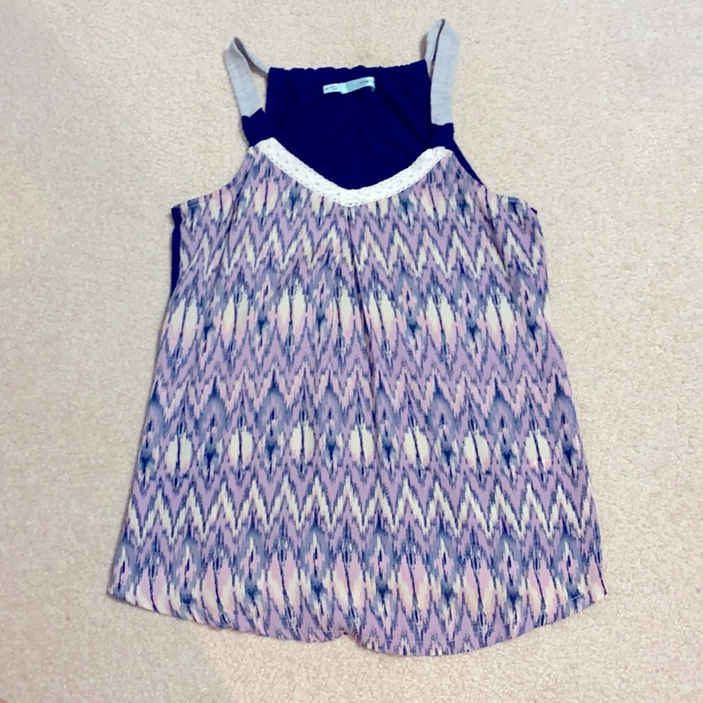 Maurices cute purple/blue tank top